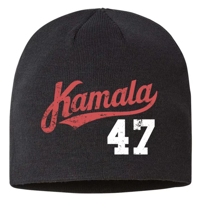 Kamala Harris 47 President Political Election Vote Election 8 1/2in Sustainable Knit Beanie