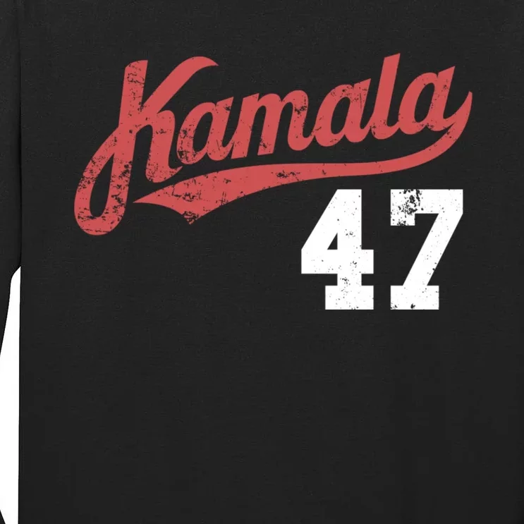 Kamala Harris 47 President Political Election Vote Election Tall Long Sleeve T-Shirt