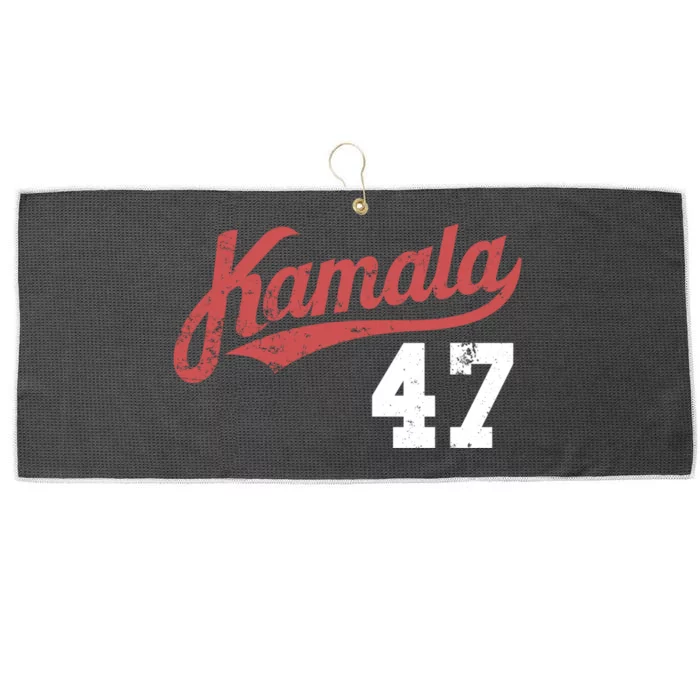 Kamala Harris 47 President Political Election Vote Election Large Microfiber Waffle Golf Towel