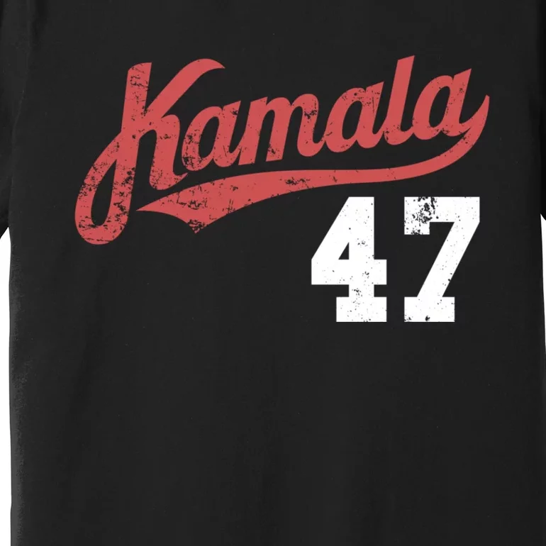 Kamala Harris 47 President Political Election Vote Election Premium T-Shirt