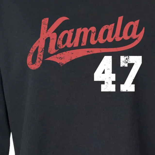 Kamala Harris 47 President Political Election Vote Election Cropped Pullover Crew