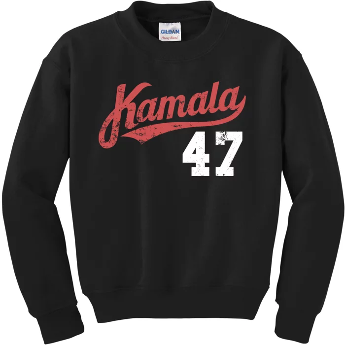 Kamala Harris 47 President Political Election Vote Election Kids Sweatshirt