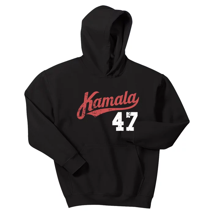 Kamala Harris 47 President Political Election Vote Election Kids Hoodie