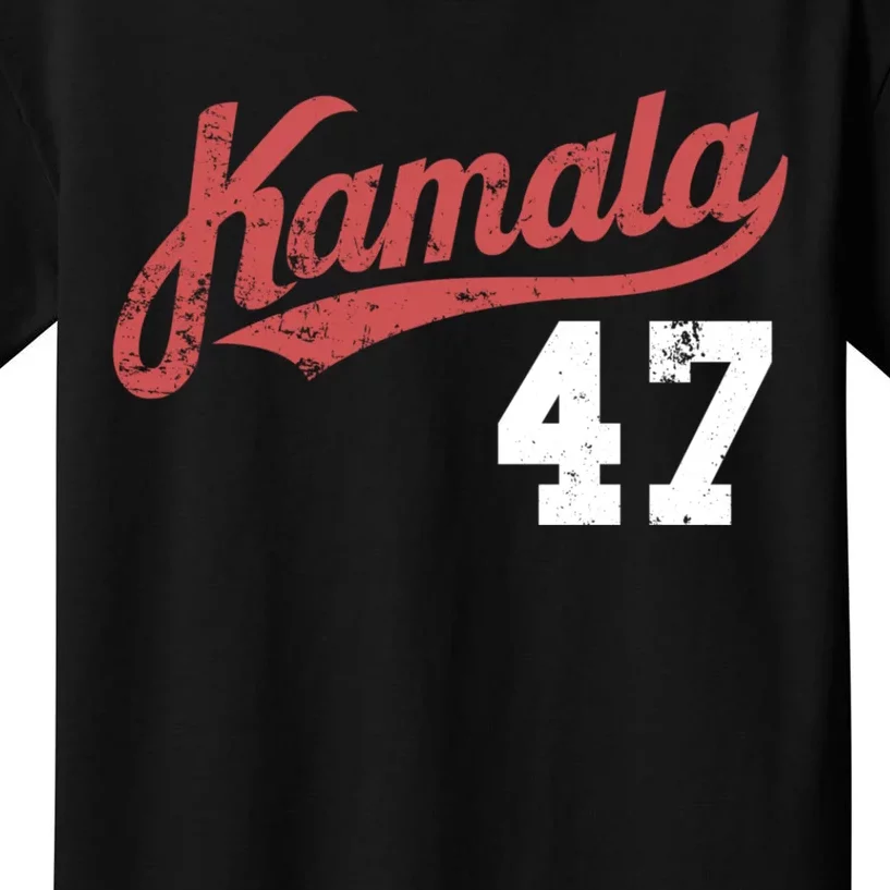 Kamala Harris 47 President Political Election Vote Election Kids T-Shirt