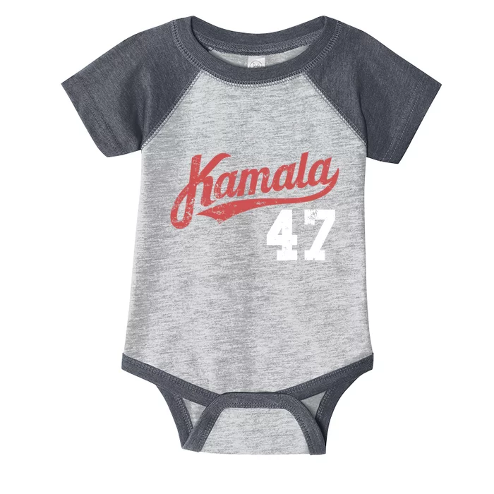 Kamala Harris 47 President Political Election Vote Election Infant Baby Jersey Bodysuit