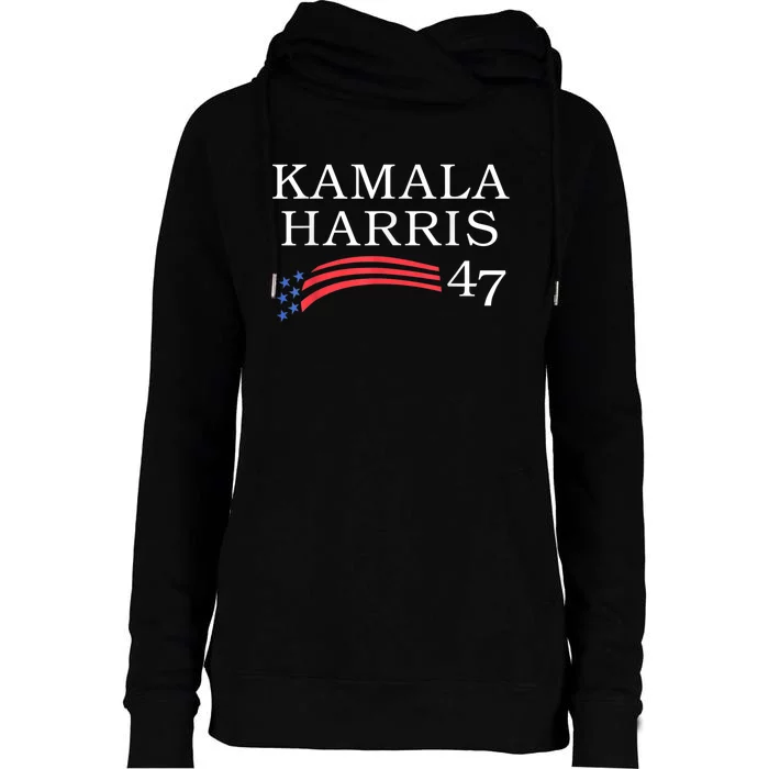 Kamala Harris 47 President Vice President Harris Womens Funnel Neck Pullover Hood