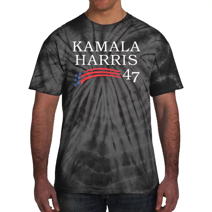 Kamala Harris 47 President Vice President Harris Tie-Dye T-Shirt