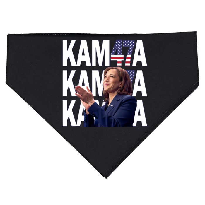 Kamala Harris 47th President Of Usa USA-Made Doggie Bandana