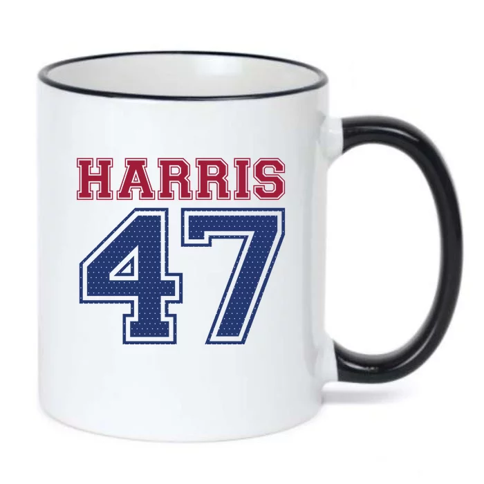 Kamala Harris 47 Election Black Color Changing Mug