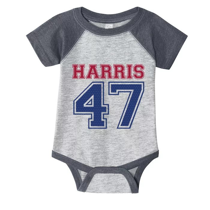 Kamala Harris 47 Election Infant Baby Jersey Bodysuit