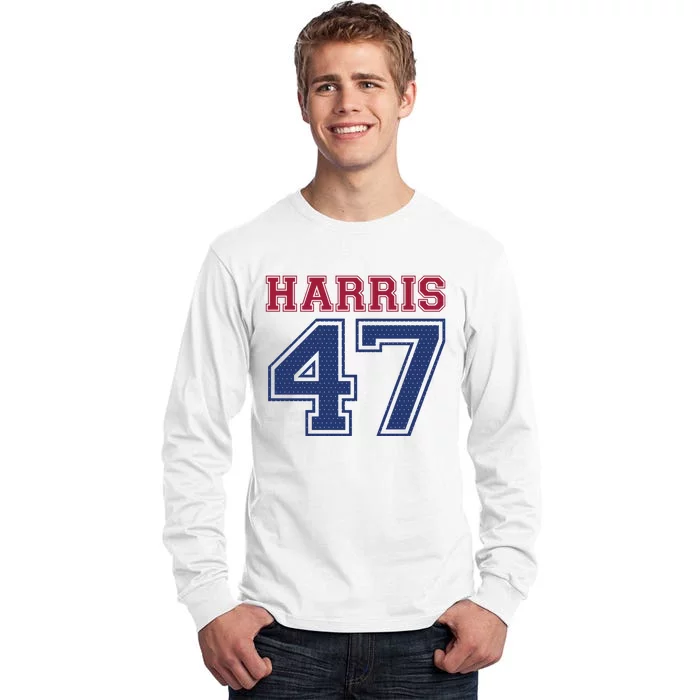 Kamala Harris 47 Election Tall Long Sleeve T-Shirt