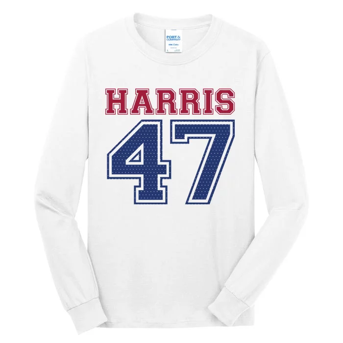 Kamala Harris 47 Election Tall Long Sleeve T-Shirt