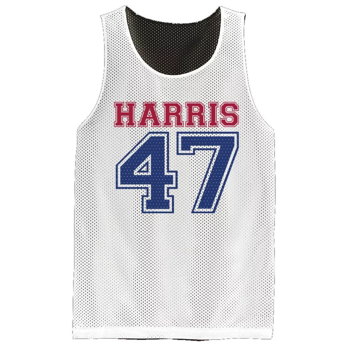 Kamala Harris 47 Election Mesh Reversible Basketball Jersey Tank