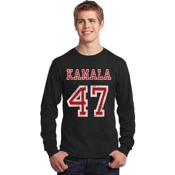 Kamala Harris 47 Th President Usa America 2024 Election Tall Long Sleeve T-Shirt