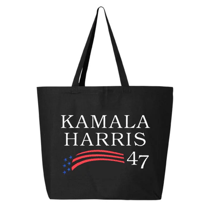 Kamala Harris 47 President Vice President Harris 25L Jumbo Tote