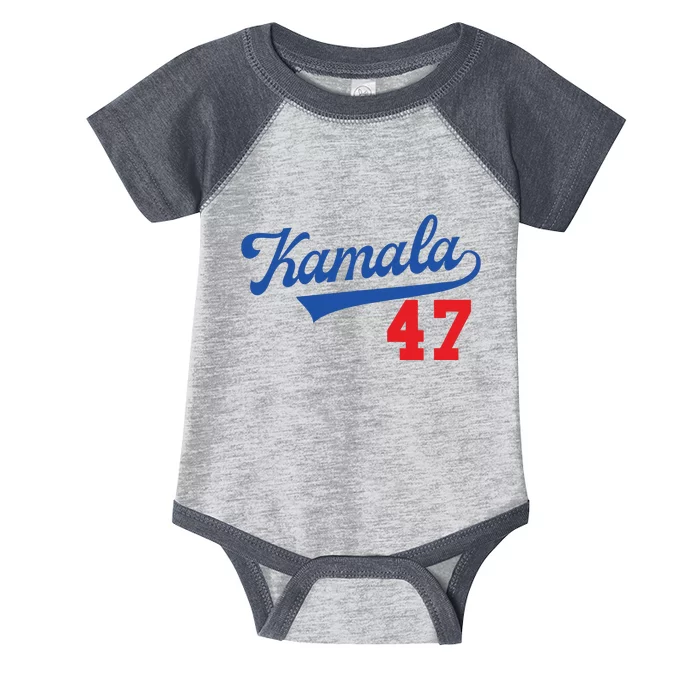 Kamala Harris 47th President Usa America 2024 Election Infant Baby Jersey Bodysuit