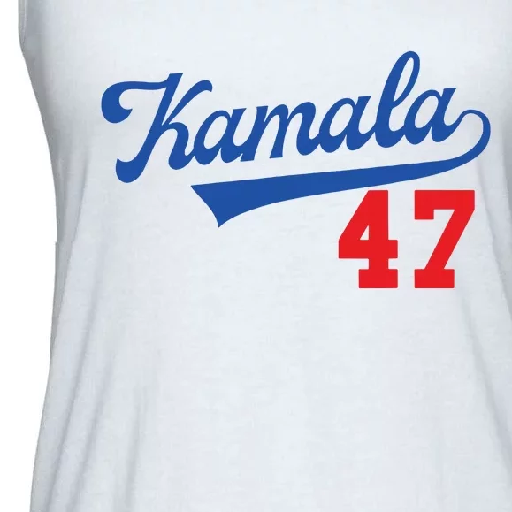 Kamala Harris 47th President Usa America 2024 Election Ladies Essential Flowy Tank