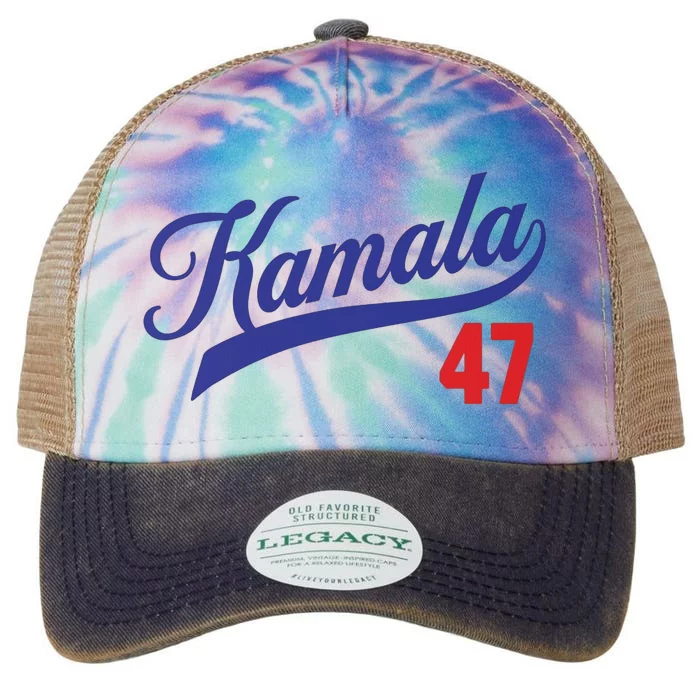 Kamala Harris 47 Th President Usa America 2024 Legacy Tie Dye Trucker Hat