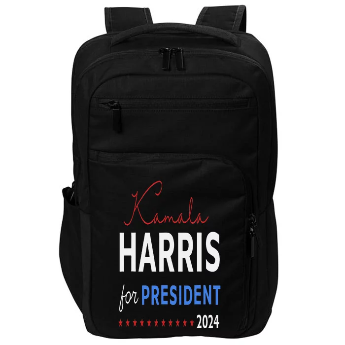 Kamala Harris 47th President Of The United States Of America Impact Tech Backpack