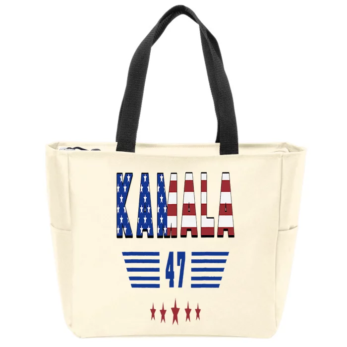 Kamala Harris 47 Th President Usa America 2024 Election Zip Tote Bag