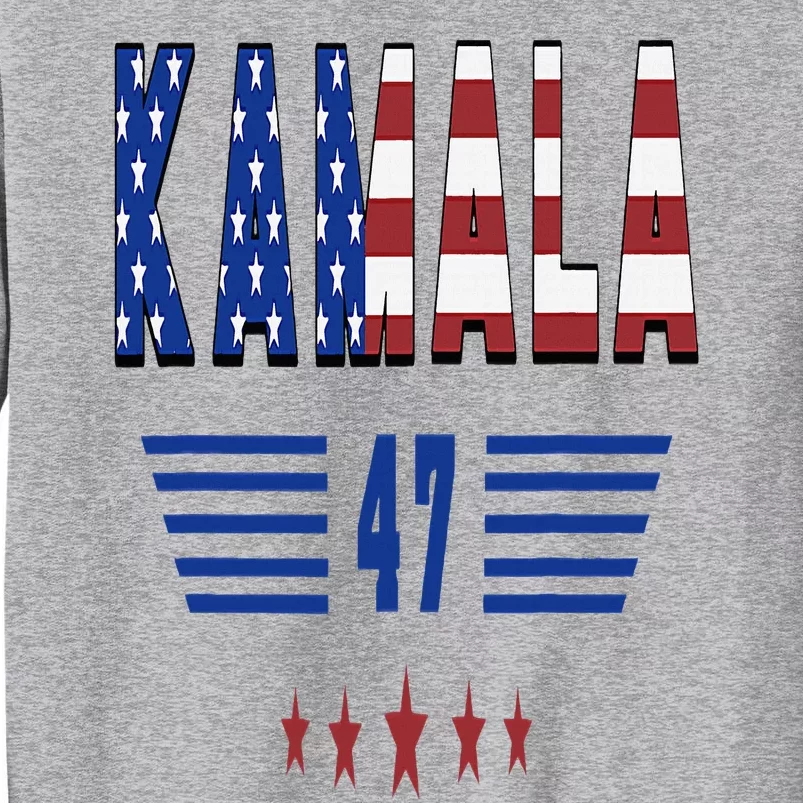 Kamala Harris 47 Th President Usa America 2024 Election Tall Sweatshirt