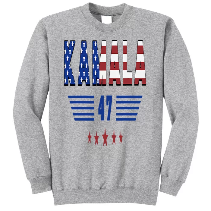 Kamala Harris 47 Th President Usa America 2024 Election Tall Sweatshirt