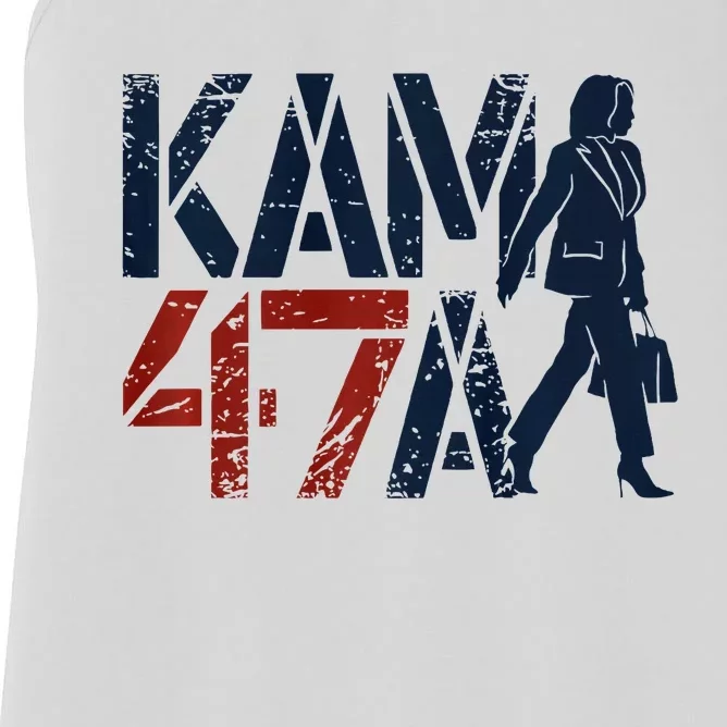 Kamala Harris 47 Madam President 2024 Political Election Women's Racerback Tank