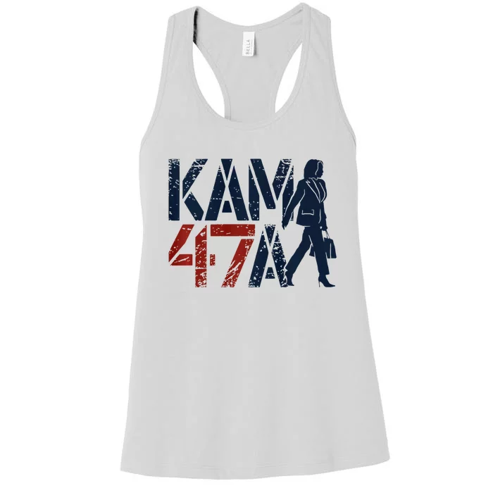 Kamala Harris 47 Madam President 2024 Political Election Women's Racerback Tank