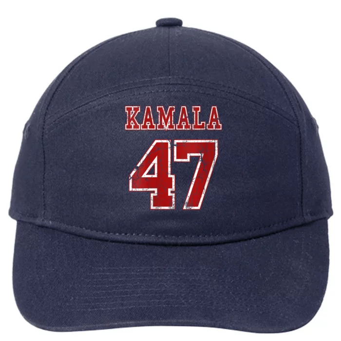 Kamala Harris 47 Th President Usa America 2024 Election 7-Panel Snapback Hat