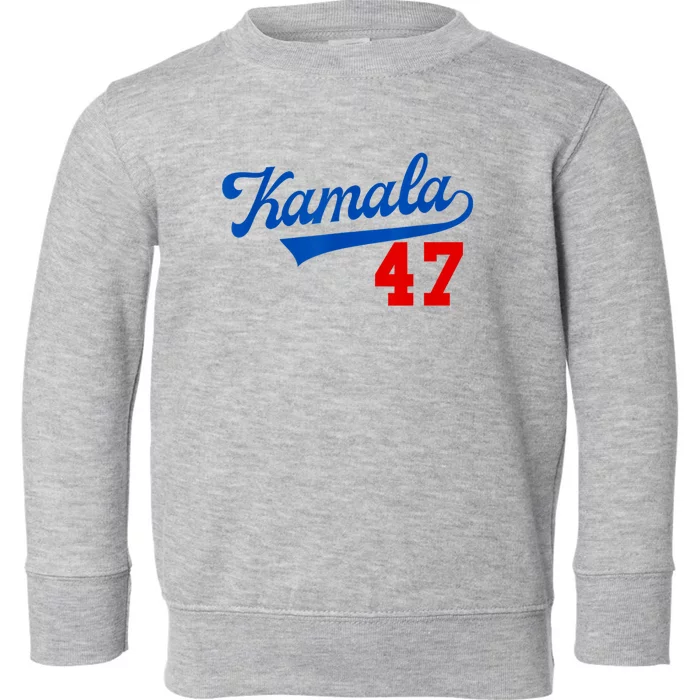 Kamala Harris 47 Th President Usa America 2024 Election Toddler Sweatshirt