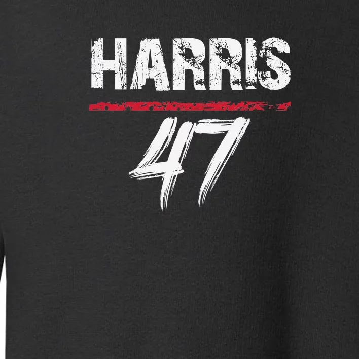 Kamala Harris 47 Toddler Sweatshirt