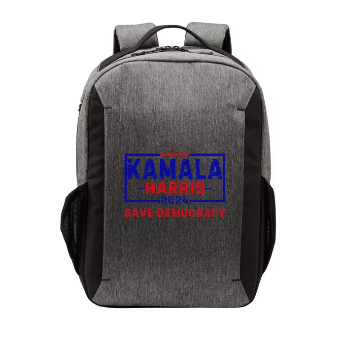 Kamala Harris 47th Harris 2024 Us Flag Democratic President Vector Backpack