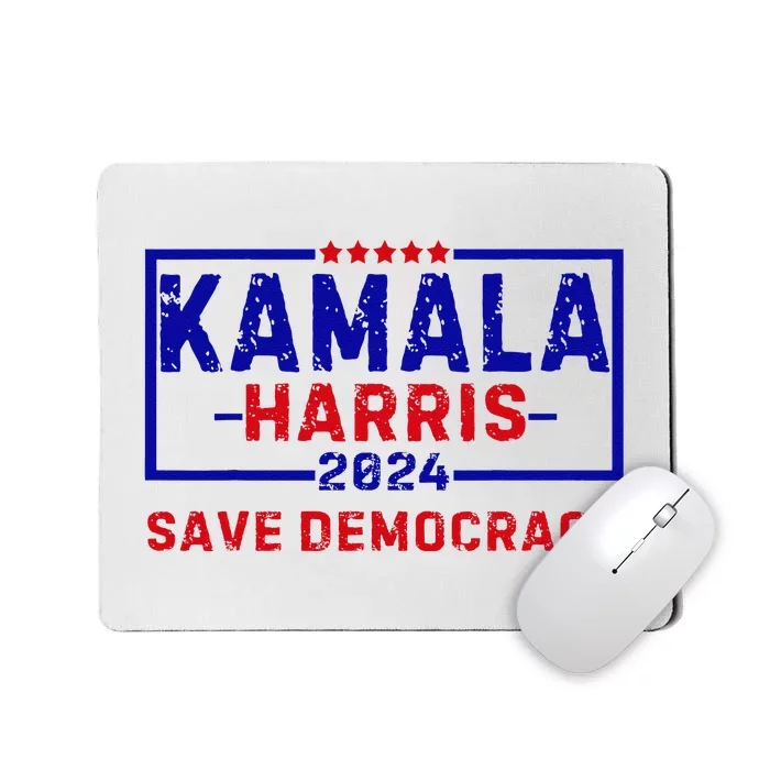 Kamala Harris 47th Harris 2024 Us Flag Democratic President Mousepad