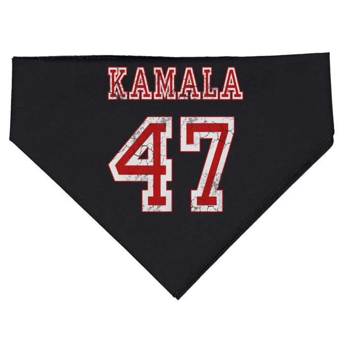 Kamala Harris 47 Th President Usa America 2024 Election USA-Made Doggie Bandana