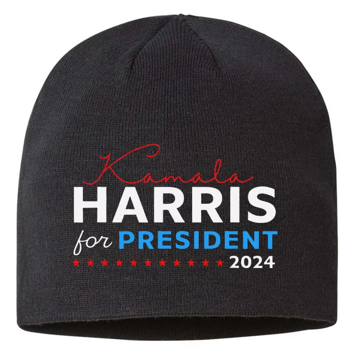 Kamala Harris 47th President Of The United States Of America 8 1/2in Sustainable Knit Beanie