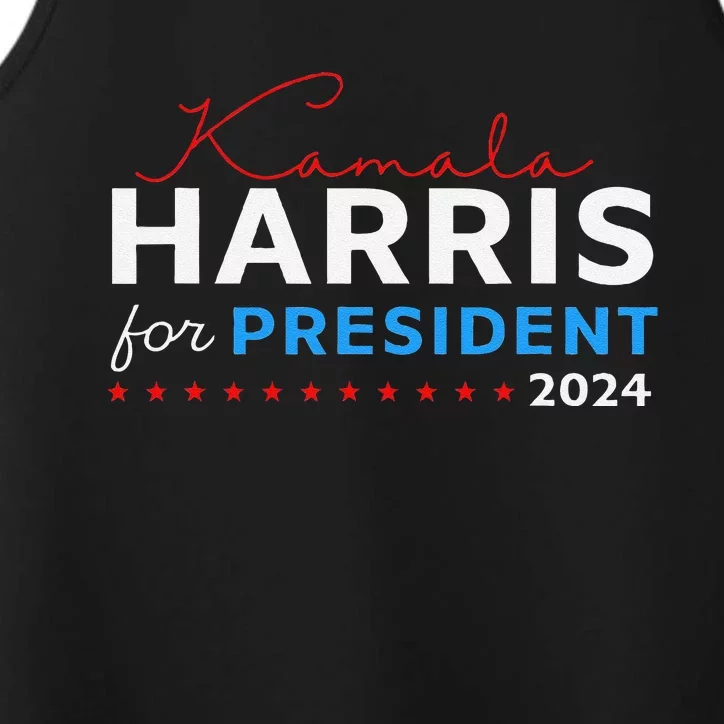 Kamala Harris 47th President Of The United States Of America Performance Tank