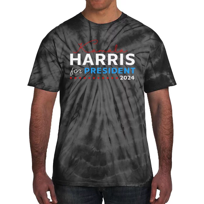 Kamala Harris 47th President Of The United States Of America Tie-Dye T-Shirt