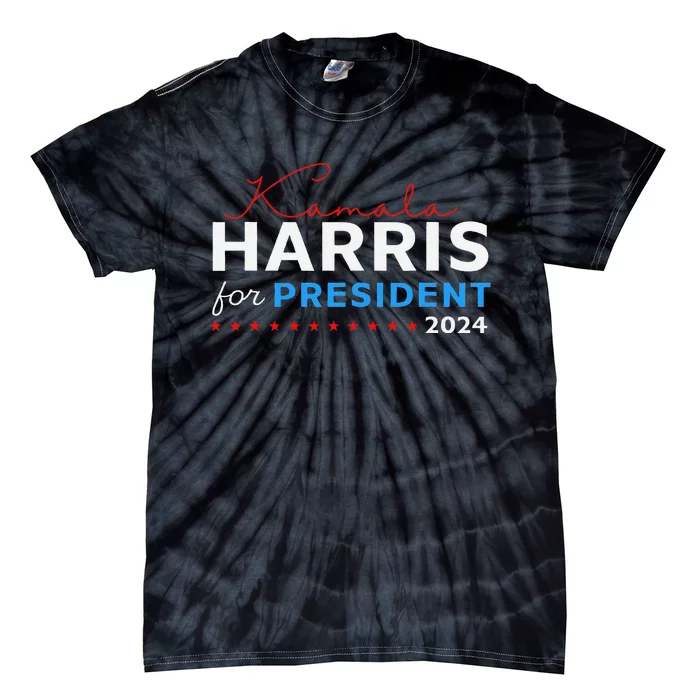 Kamala Harris 47th President Of The United States Of America Tie-Dye T-Shirt