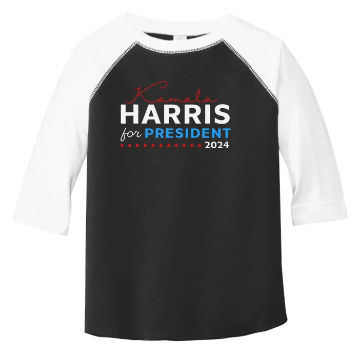 Kamala Harris 47th President Of The United States Of America Toddler Fine Jersey T-Shirt