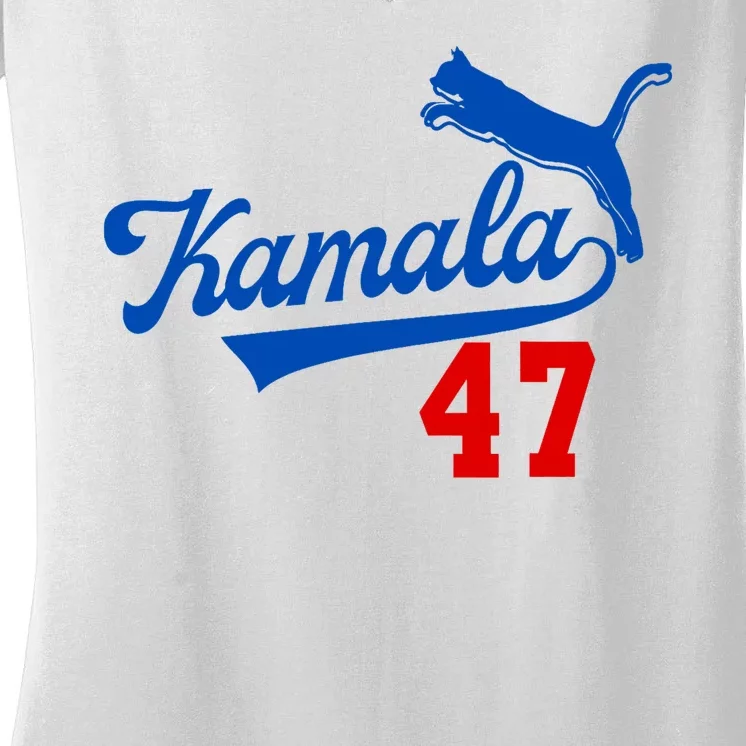 Kamala Harris 47 Th President Usa America 2024 Women's V-Neck T-Shirt