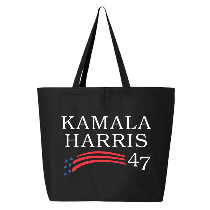 Kamala Harris 47 President Vice President Harris 25L Jumbo Tote