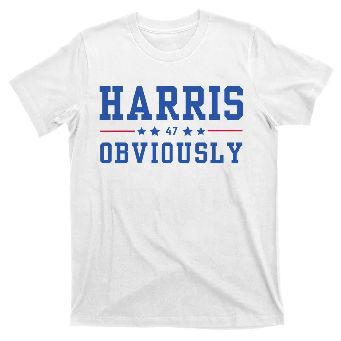 Kamala Harris 47 Obviously T-Shirt