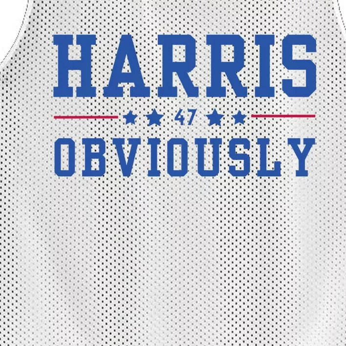 Kamala Harris 47 Obviously Mesh Reversible Basketball Jersey Tank