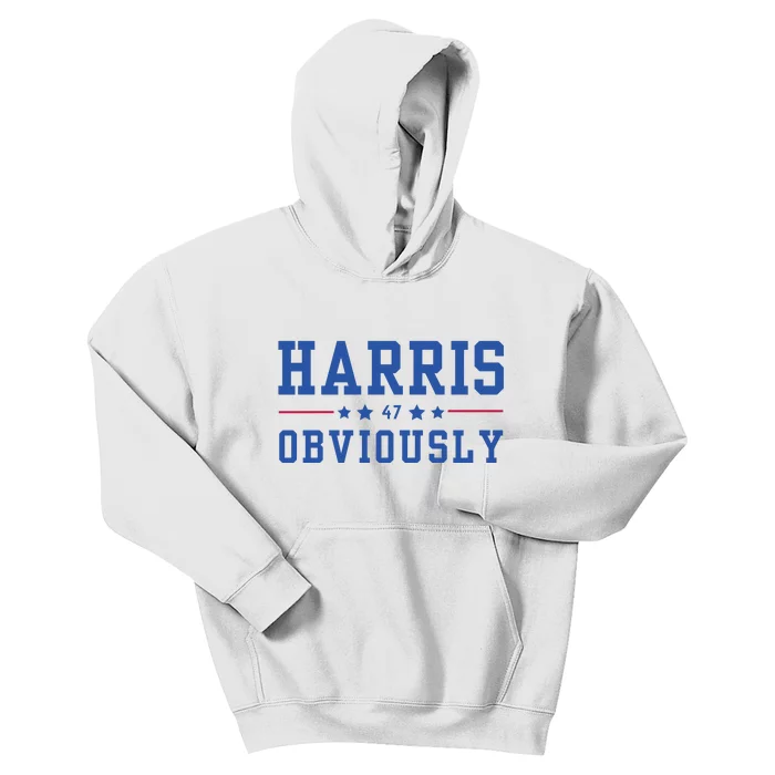 Kamala Harris 47 Obviously Kids Hoodie