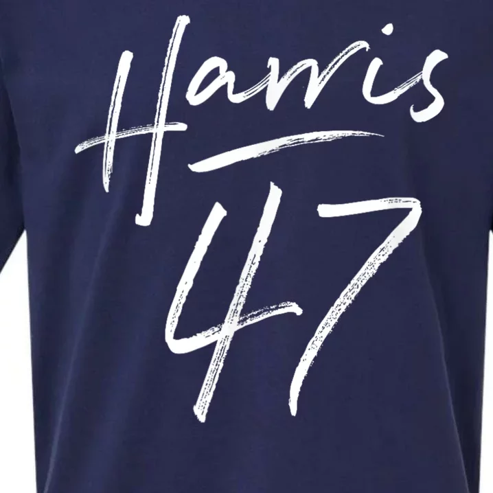 Kamala Harris 47 President Political Election Vote Election Sueded Cloud Jersey T-Shirt