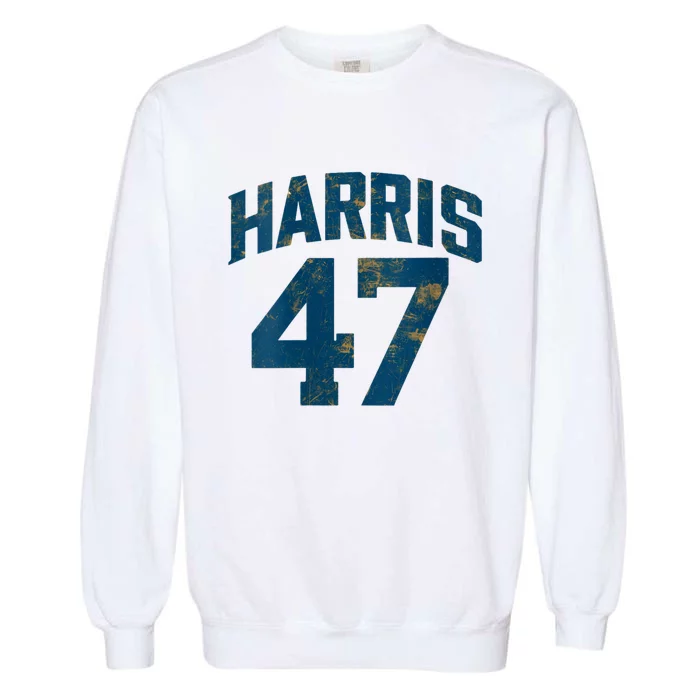 Kamala Harris 47 President Political Election Vote Election Garment-Dyed Sweatshirt