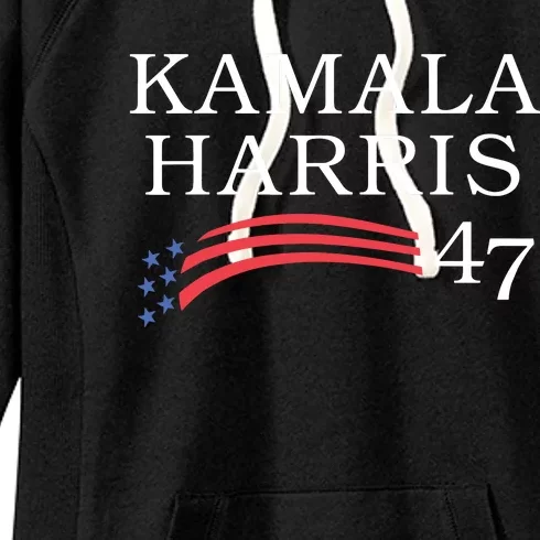 Kamala Harris 47 President Vice President Harris Women's Fleece Hoodie