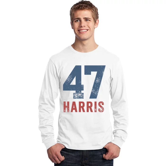 Kamala Harris 47 Tall Long Sleeve T-Shirt