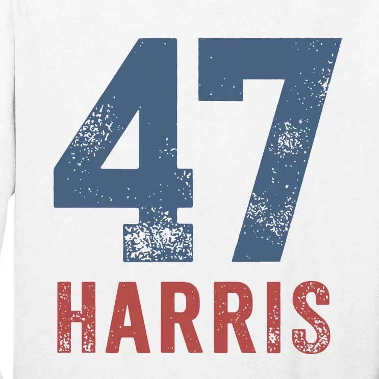 Kamala Harris 47 Tall Long Sleeve T-Shirt