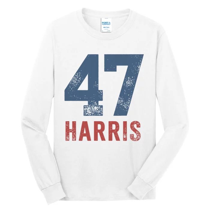 Kamala Harris 47 Tall Long Sleeve T-Shirt